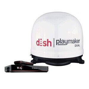 WINEGARD PL8000R Dish Playmaker Bundle Automatic Satellite Antenna, White